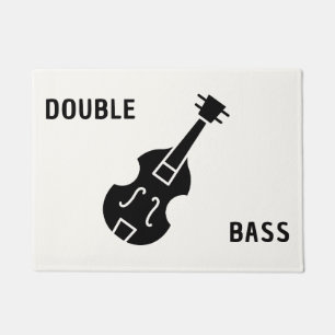 Paillasson Basse double en noir