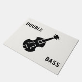 Paillasson Basse double en noir (Incliné)