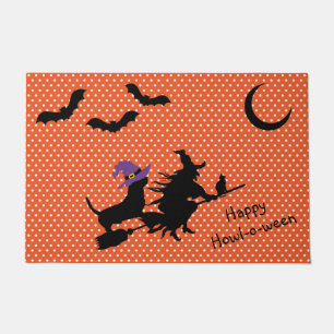 Paillasson Basset Hound Halloween