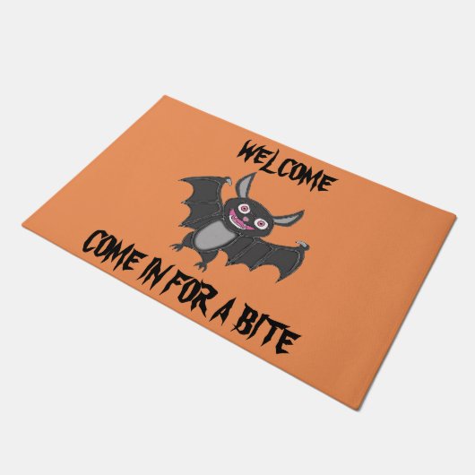 Paillasson Bat d'Halloween (Incliné)