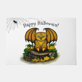 Paillasson Bat d'Halloween mignonne (Devant)