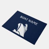 Paillasson Bateau d'alimentation à quai personnalisé (Incliné)