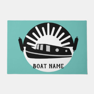 Paillasson Bateau de bateau Narrowboat Canal Porte de vie