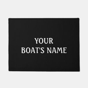 Paillasson Bateau Nom de l'embarcadère