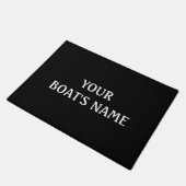 Paillasson Bateau Nom de l'embarcadère Mat (Incliné)
