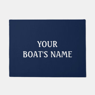 Paillasson Bateau Nom de l'embarcadère Mat