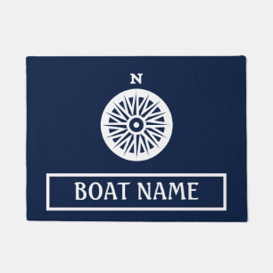 Paillasson Bateau Nom Dock Mat - Compass