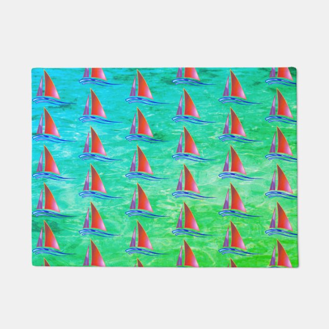 Paillasson Bateaux à voile modernes (Devant)