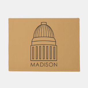 Paillasson Bâtiment de capitol de Madison le Wisconsin