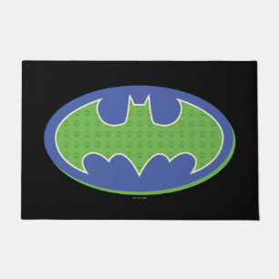 Paillasson Batman   Symbole pourpre et vert