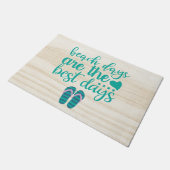 Paillasson Beach House - Beach Days sont les meilleurs jours (Incliné)