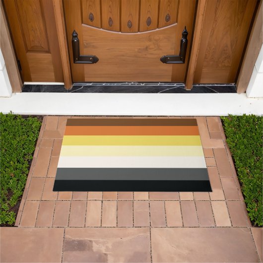 Paillasson Bear Pride Stripes (De plein air)