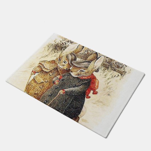 Paillasson Beatrix Potter - Peter Rabbit Walk d'hiver (Incliné)