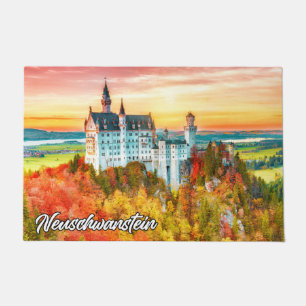 Paillasson Beau Château de Neuschwanstein, Allemagne