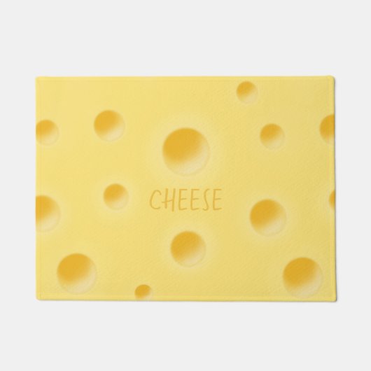 Paillasson Beau Fromage Suisse Whimsical Personnalisable (Devant)