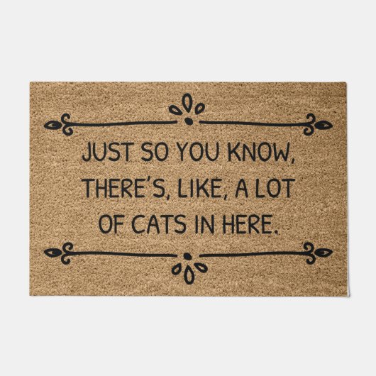 Paillasson Beaucoup De Chats Ici (Devant)