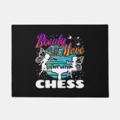 Paillasson Beauté en mouvement - Filles Joueuse d'échecs (Devant)