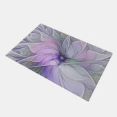Paillasson Beauté étonnante Fleur d'art Abstrait fractal mode (Incliné)