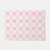 Paillasson Bébé Bow Trellis rose Bella Ribbon (Devant)