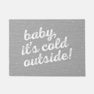 Paillasson bébé, c'est extérieur froid ! sur le profil