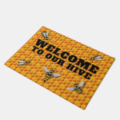 Paillasson Bee Hive Honeycomb Modèle (Incliné)