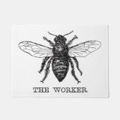 Paillasson Bee Worker Honey Black Bumblebee (Devant)