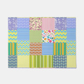 Paillasson Belle conception de patchwork (Devant)