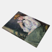 Paillasson Belle Femme Sentant Des Fleurs (Reverie) (Incliné)