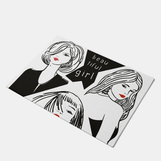 Paillasson belle fille (Incliné)