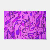 Paillasson Belle Musique Ultra Violet Design musical (Devant)
