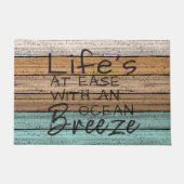 Paillasson Belle Plage Belle Été Citation Art (Devant)