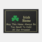 Paillasson Belle Porte Amitié, Mignonne Noire (Devant)