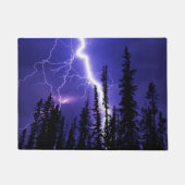 Paillasson belle tonnerre sur la forêt (Devant)