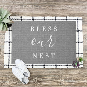 Paillasson Bénir Notre Nest Russe Grey