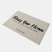 Paillasson Bénissez notre porte de maison (Incliné)