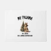 Paillasson berger allemand & Noël, Drôle Chien Design pour (Devant)