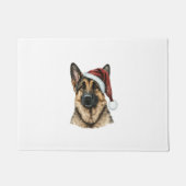 Paillasson Berger allemand Père Noël Chien Noël (Devant)