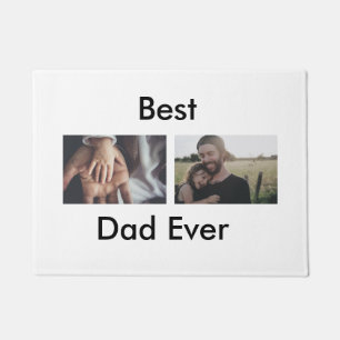 Paillasson best dad ever happy fête des pères ajouter votre p