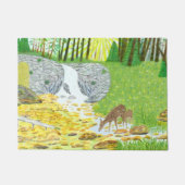 Paillasson Biche et faon (Devant)