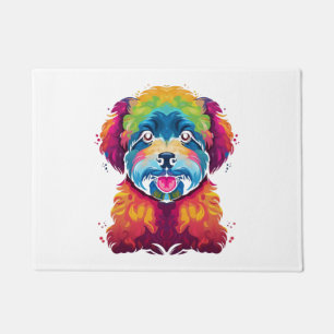 Paillasson Bichon Frise Dog Pop Art