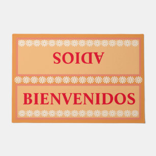 Paillasson Bienvenidos Bienvenue Adios Goodbye Spanish