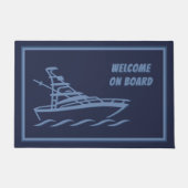 Paillasson Bienvenue à bord (Devant)