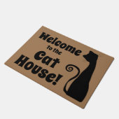 Paillasson Bienvenue à Cat House Funny Doormat (Incliné)