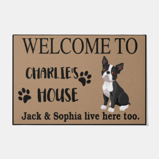 Paillasson Bienvenue À Dogs House Doormat, Citations Drôle
