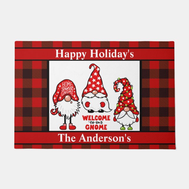 Paillasson Bienvenue à Notre Gnome (Devant)