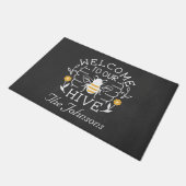 Paillasson Bienvenue à notre Hive Honey Bee Spring Doormat (Incliné)