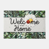 Paillasson Bienvenue à notre Home Ladybug Doormat (Devant)