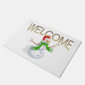 Paillasson Bienvenue à Snowman (Incliné)