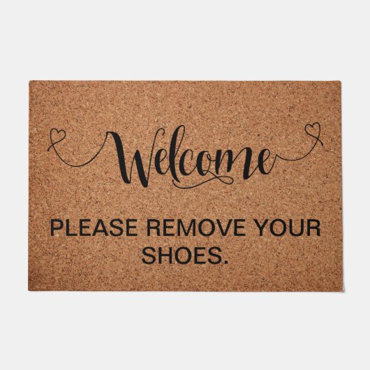 Paillasson Bienvenue Accueil Veuillez Supprimer Vos Chaussure (Devant)
