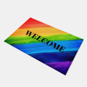 Paillasson Bienvenue Arc-en-Ciel (Incliné)